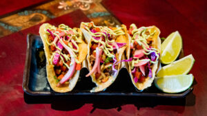 3 tacos